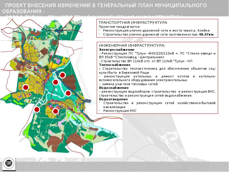 Порядок внесения изменений в генеральный план муниципального образования