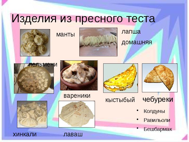 Презентация изделия из теста