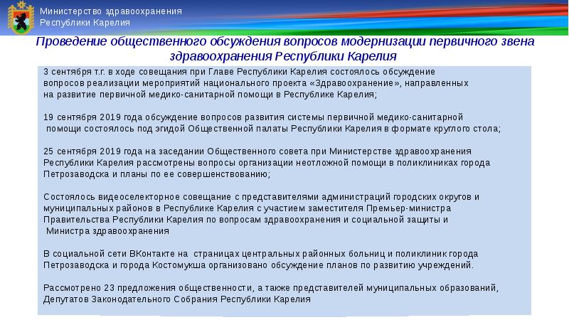 Федеральный проект модернизация первичного звена здравоохранения