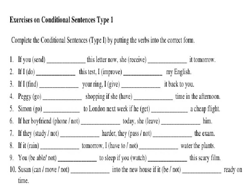 Conditional 2 тест. Conditional 1 упражнения. Conditional sentences упражнения с ответами. Conditional Type 3 упражнения. First conditional упражнения.