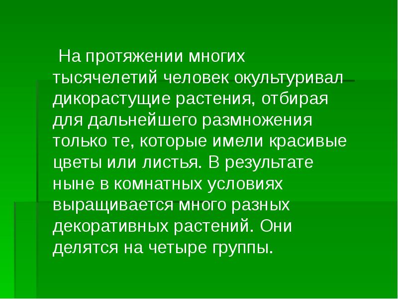 Разновидности комнатных растений презентация