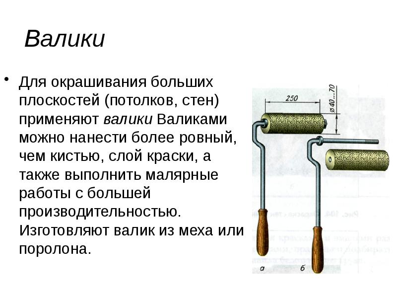 Основы технологии малярных работ презентация 7 класс