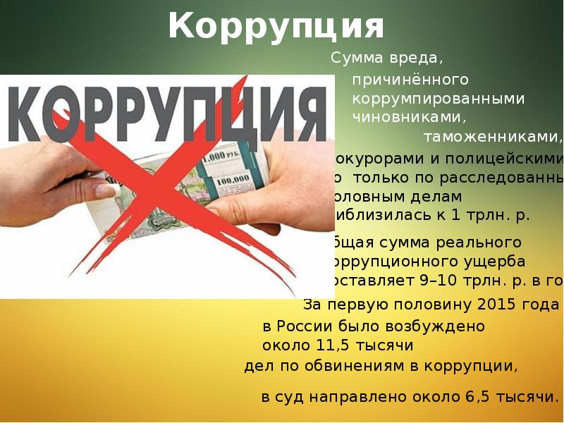 Что такое коррупция презентация