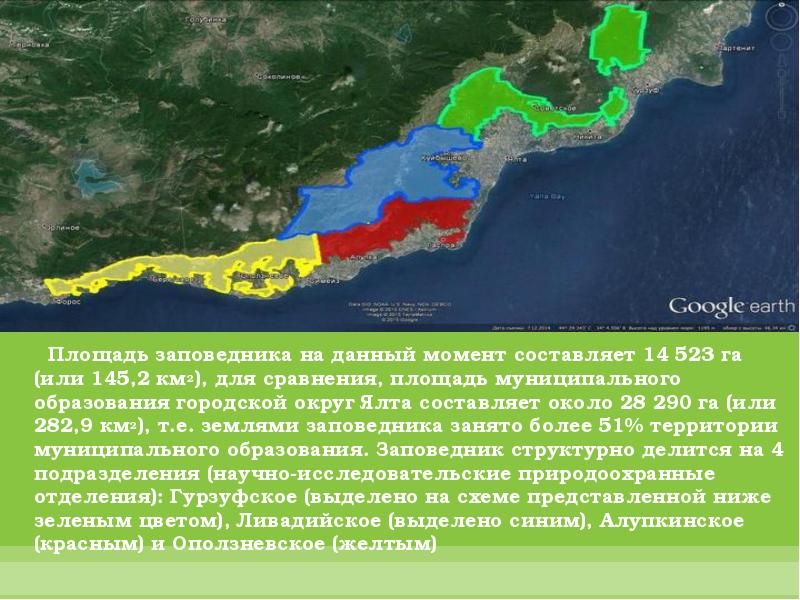 Ялтинский горно лесной природный заповедник презентация