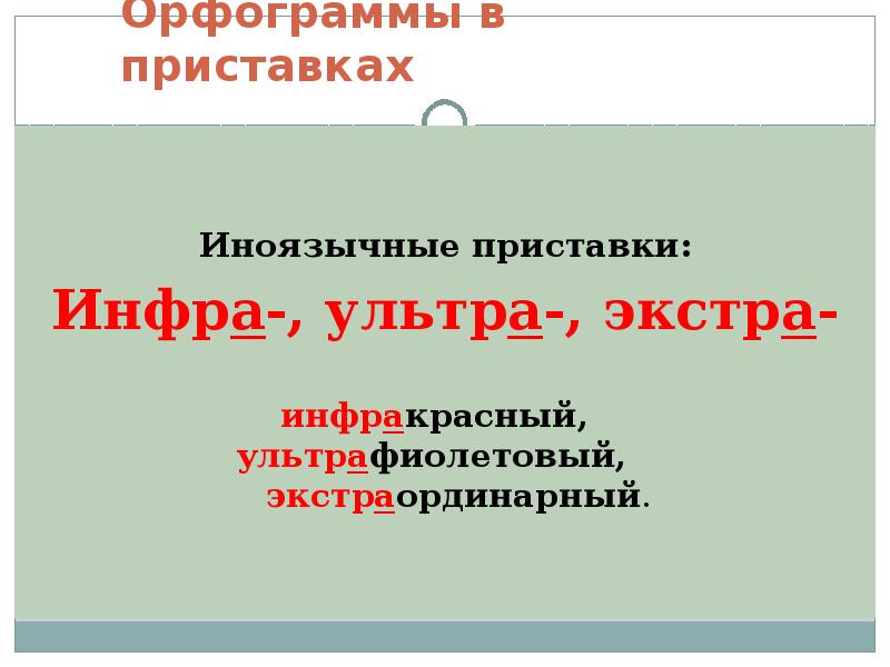 Разделы науки о языке орфография орфограммы в приставках 6 класс презентация