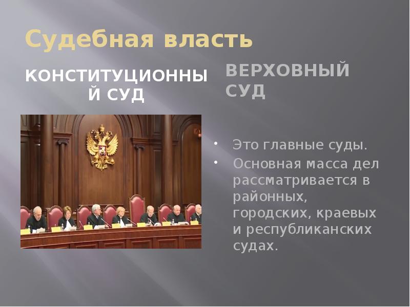 Власть в конституционном праве. Кто претворяет закон в жизнь в РФ.