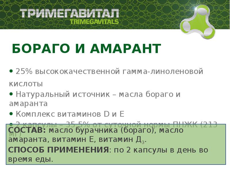 Тримегавитал 16.05 Россия - презентация, доклад, проект