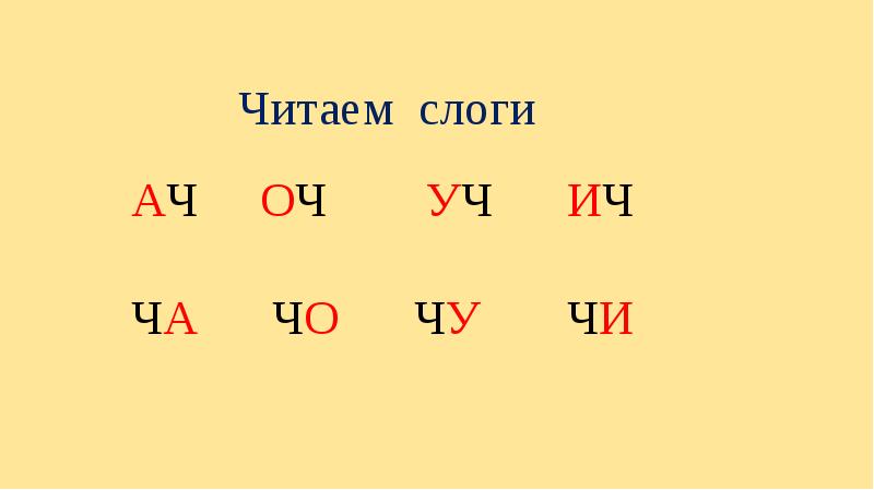 Буква ч презентация 1 класс