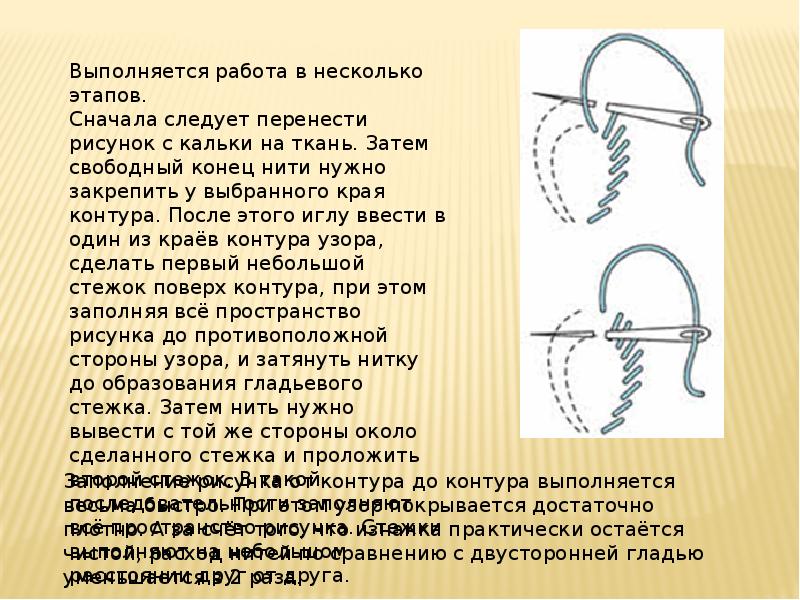 Вышивание по свободному контуру презентация 7 класс