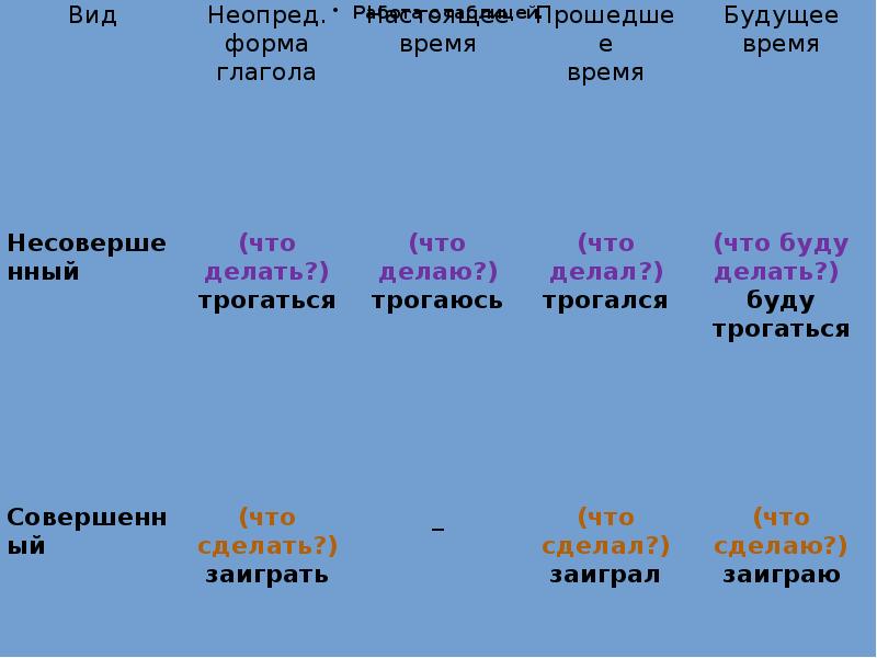 Презентация видовые пары