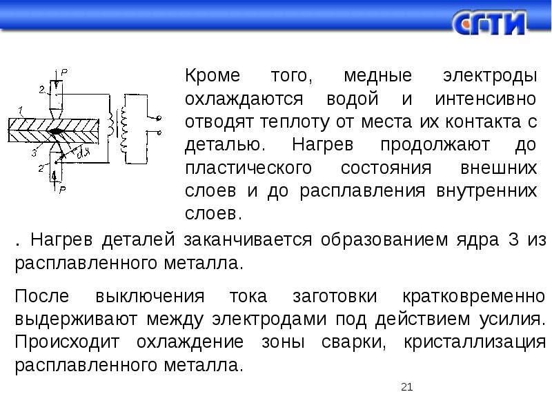 Презентация контактная сварка