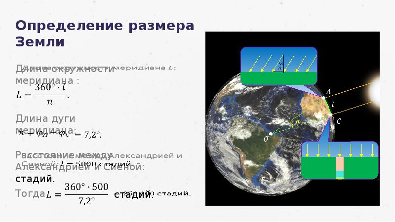 Презентация на тему определение расстояний и размеров тел в солнечной системе