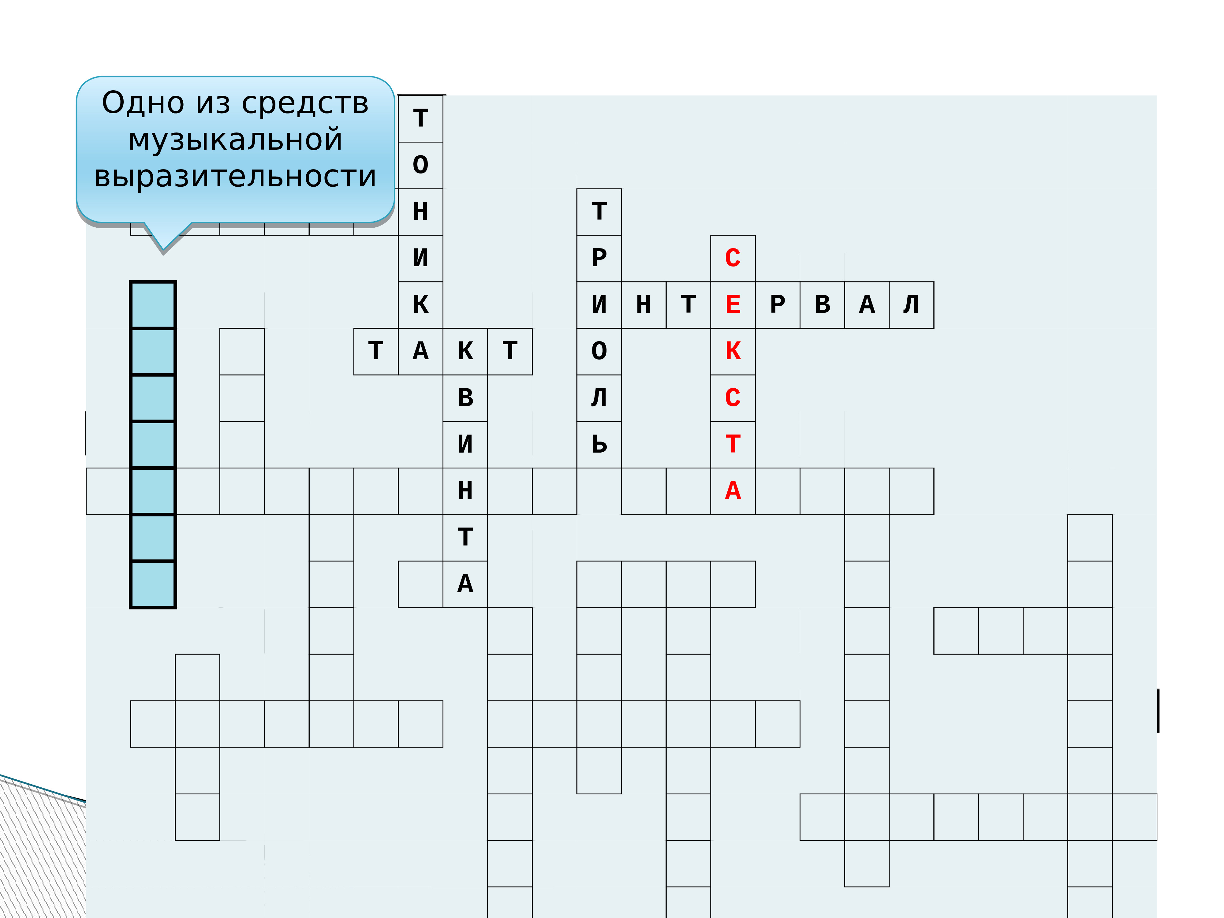 Музыкальные театры кроссворд