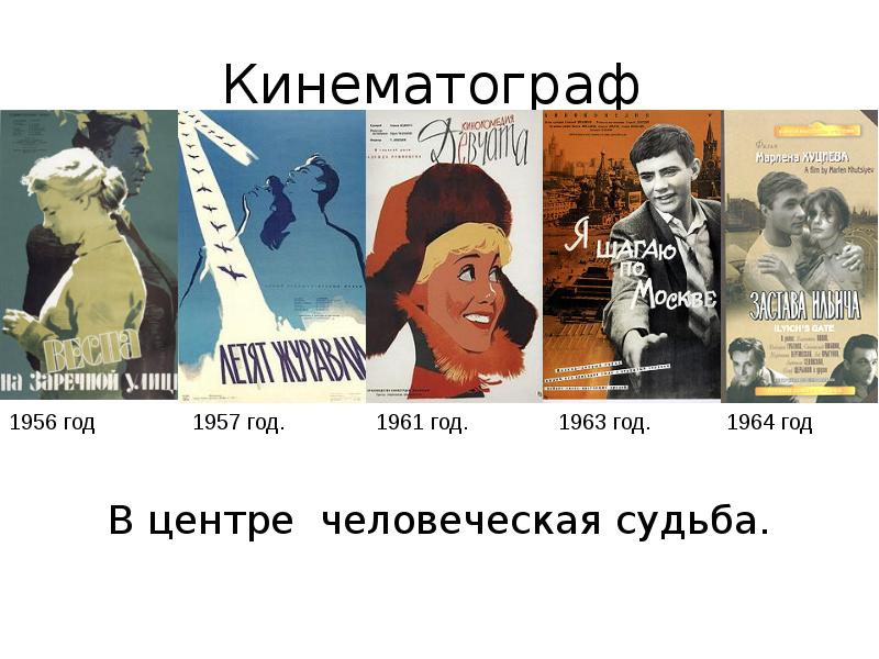 Кинематограф
В центре человеческая судьба. Кинематограф
В центре человеческая судьба.
