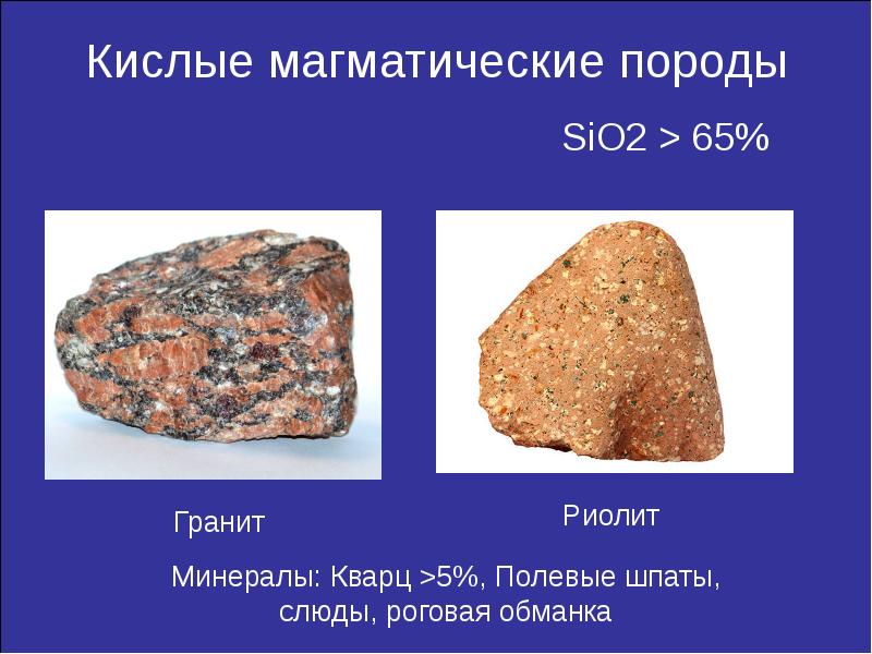 Магматические горные породы презентация