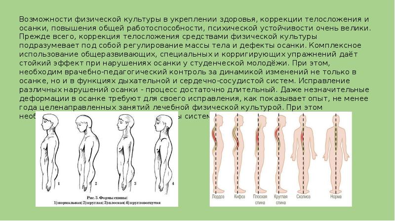 Коррекция физического телосложения. Возможности и условия коррекции физического развития телосложения. Инструмент коррекции физического развития.