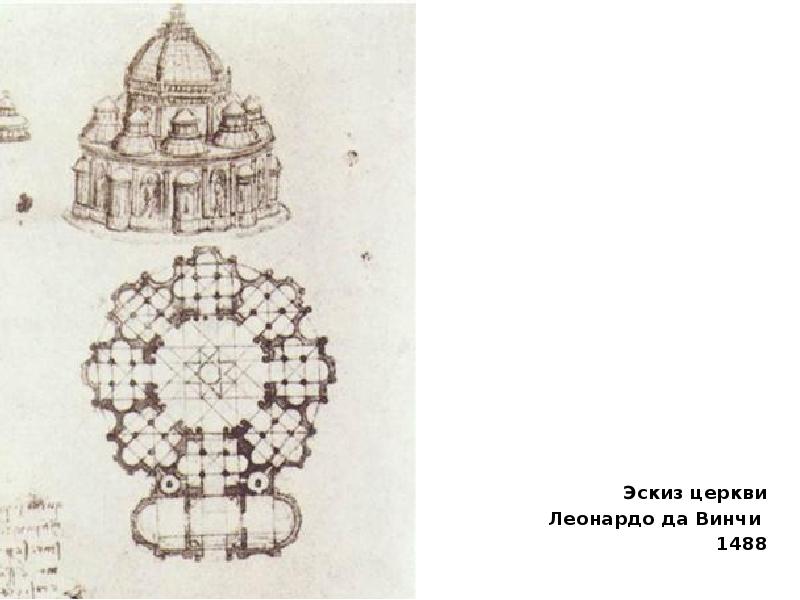 Арх ра. Центрический Тип храма Леонардо да Винчи.