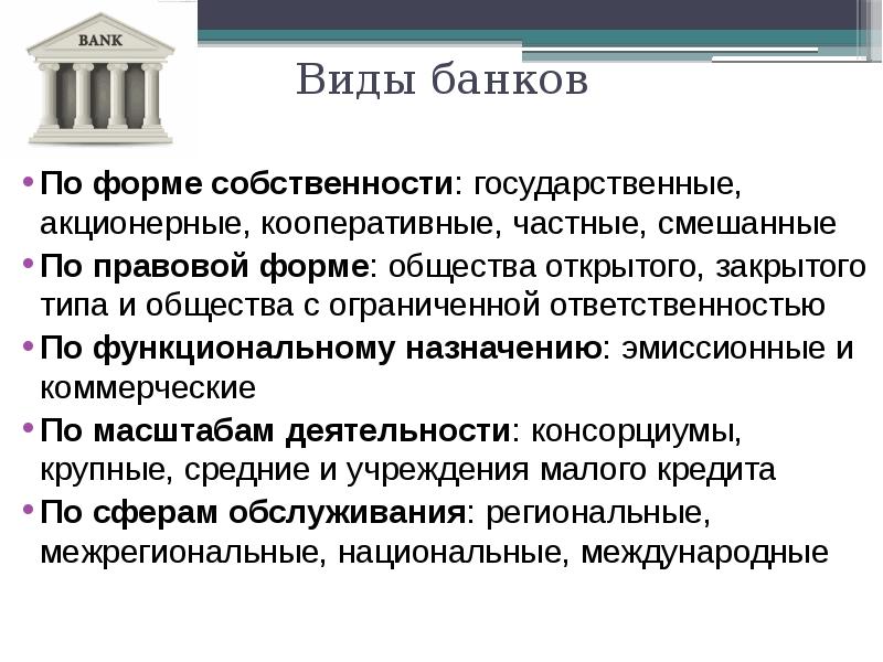 Проект на тему банковское дело 9 класс