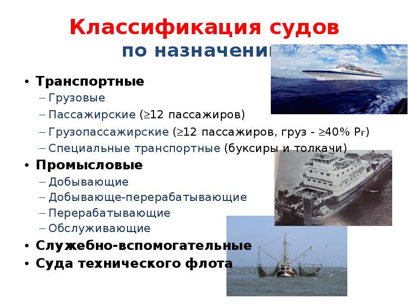 Морской регистр классификация судов