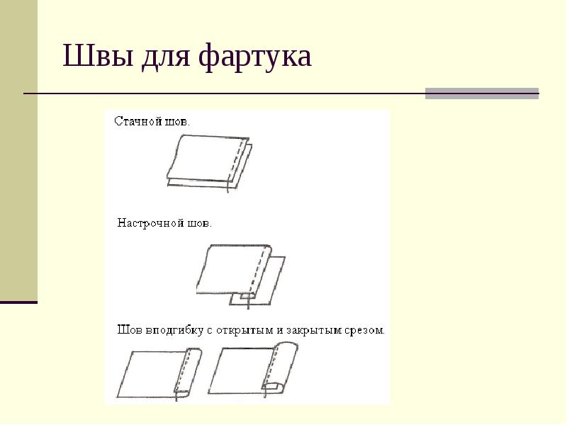 Снятие мерок.Построение фартука