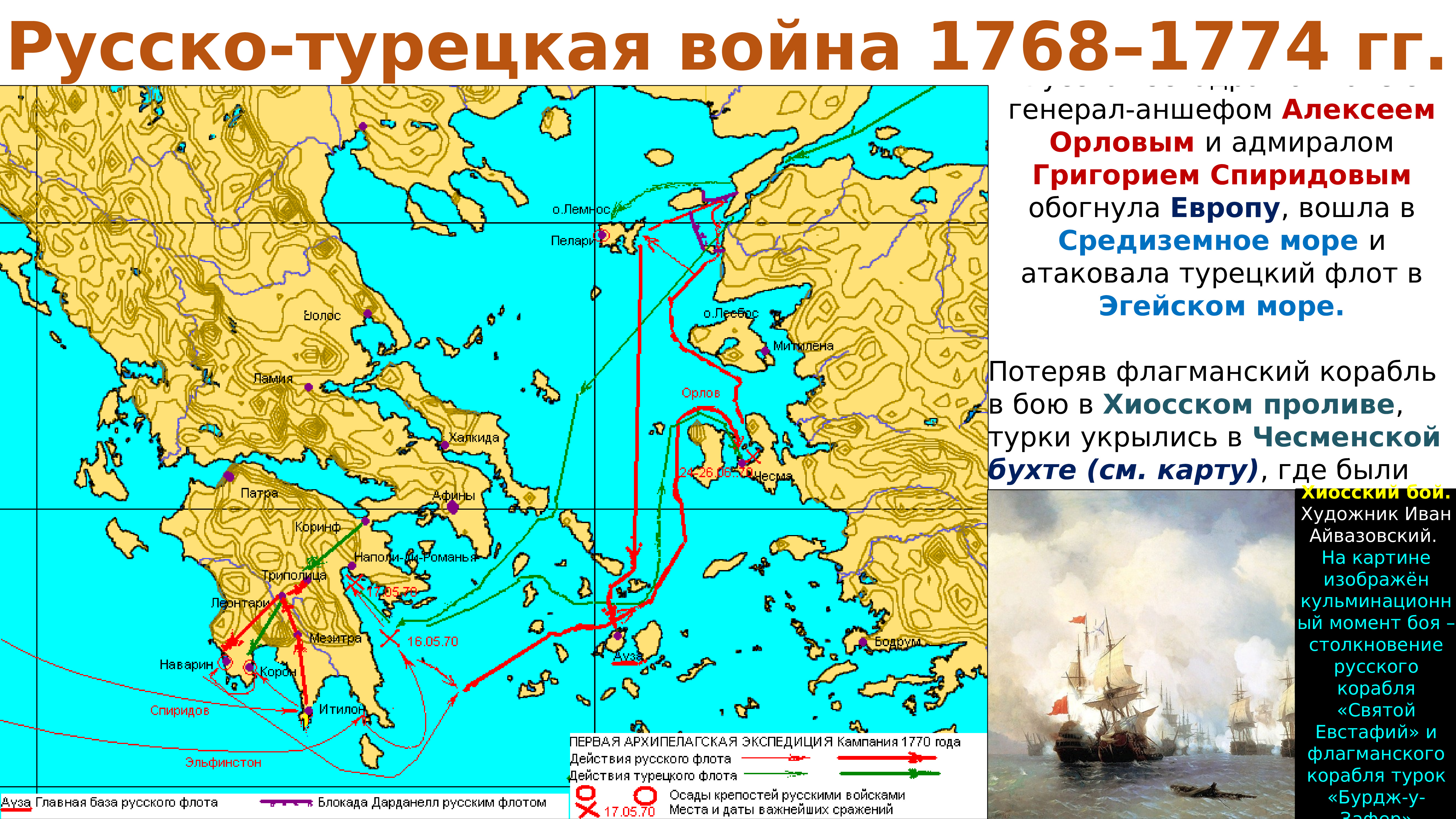 Архипелагская Экспедиция русского флота 1770