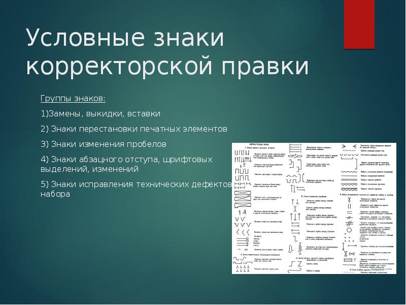 Изменение обозначение. Условные обозначения корректорской правки. знаки исправления технических дефектов. группы знаков правки. мфц условное обозначение.
