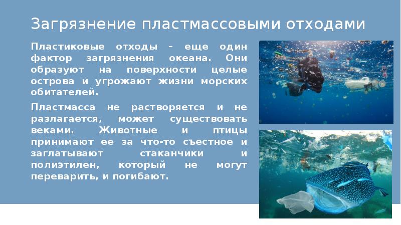 В настоящее время большинство глобальных проектов связано с освоением мирового океана