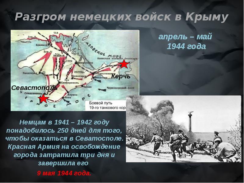 Крымская операция 1944 презентация