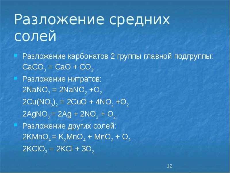 Разложении образца нитрата меди