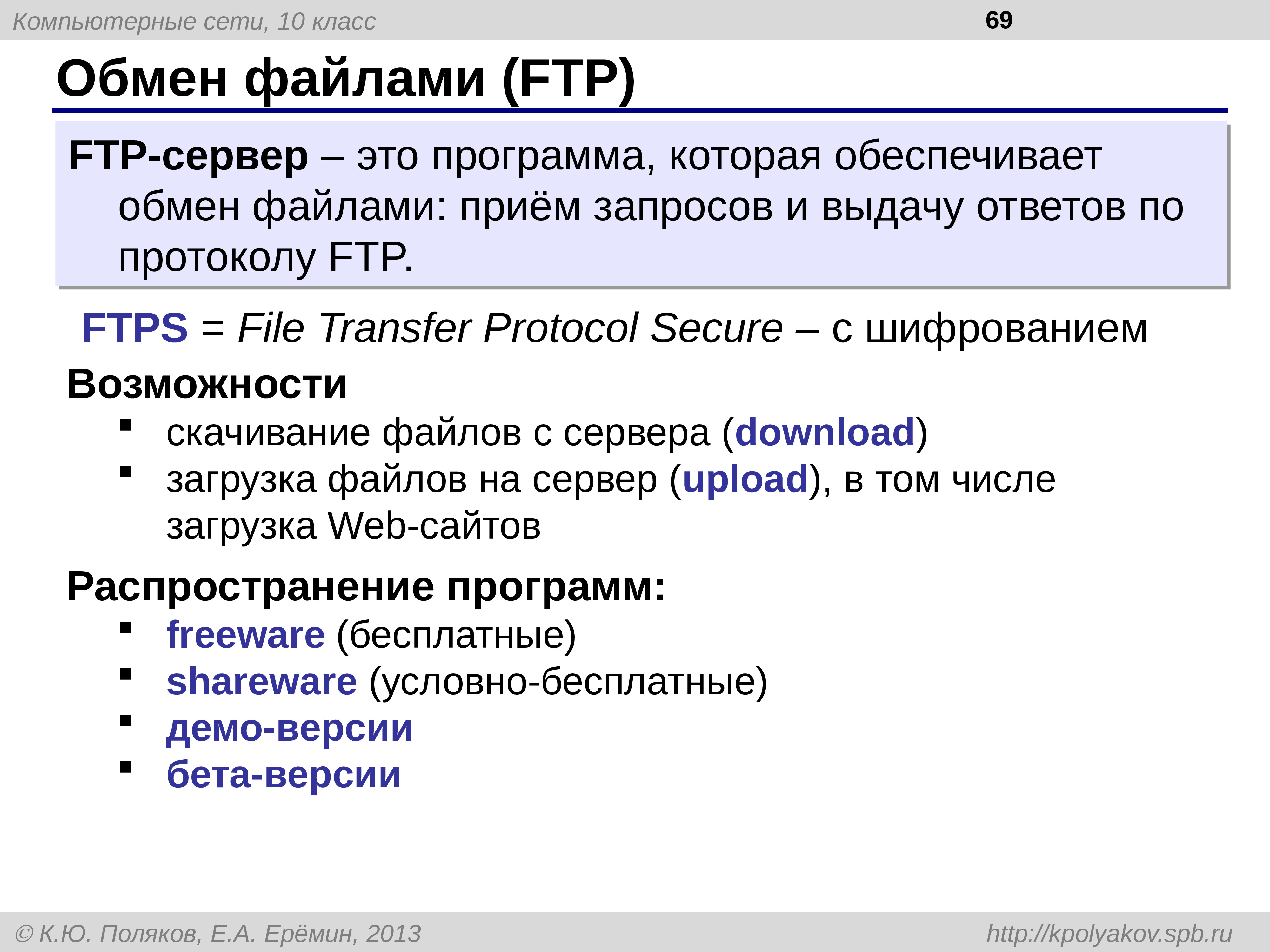 Компьютерные сети презентация поляков