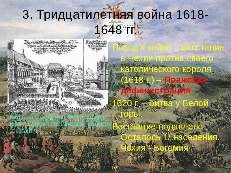 Войны 16 17 веков в европе проект