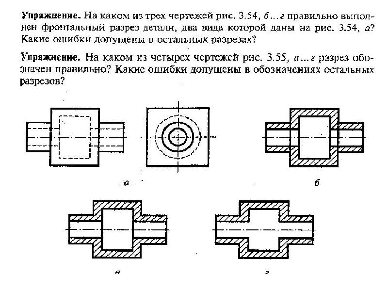 Сечение и разрез