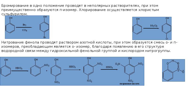 Кислотные свойства фенола и угольной кислоты