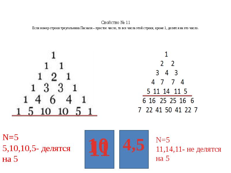 Треугольник паскаля презентация