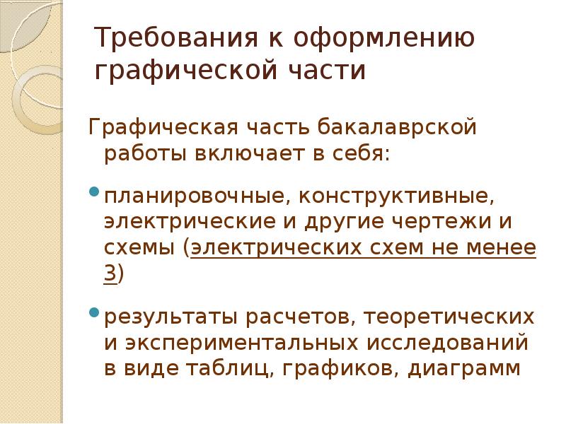 Требования к оформлению графической части проекта