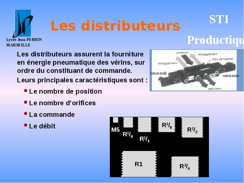 Les distributeurs Les distributeurs