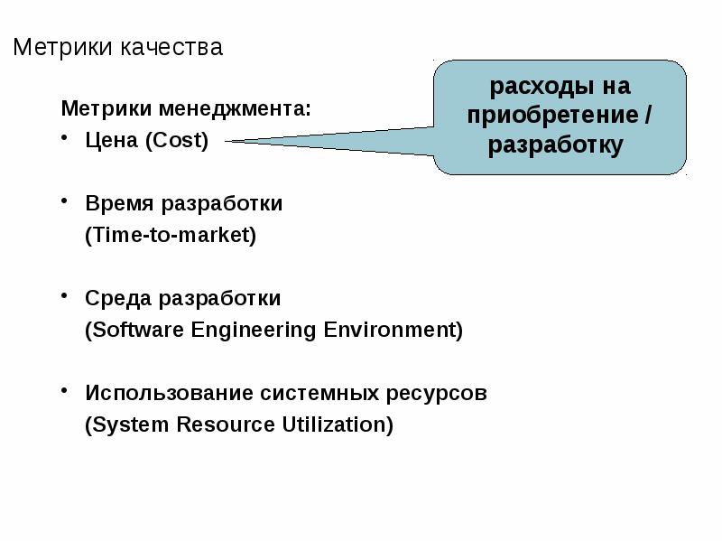 Контрольные списки это метрики качества которые определены для каждого этапа проекта