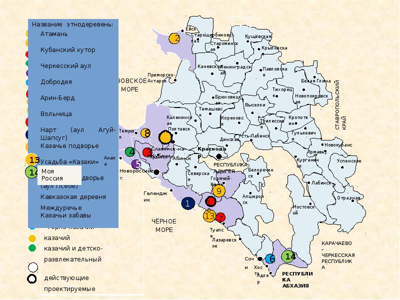 Развитие краснодарский край