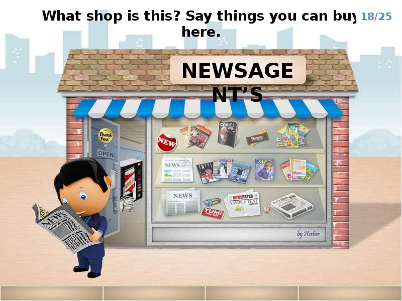 Newsagents перевод. Newsagent's рисунок. Shops игры презентации. Газетный киоск рисунок. Shop картинка.