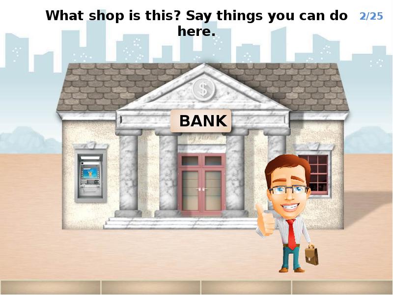 Shops and shopping test