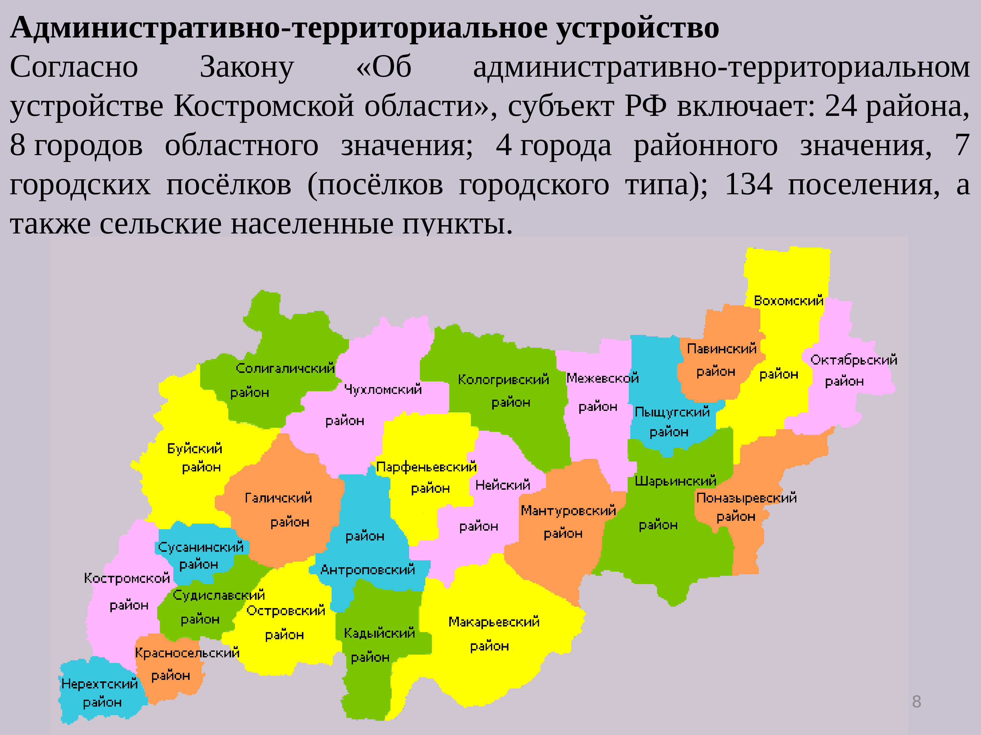 Край территориальная единица. Карта Костромской области по районам. Карта Костромской области с районами. Карта Костромской области с границами районов. Карта Костромской области по районам с границами.