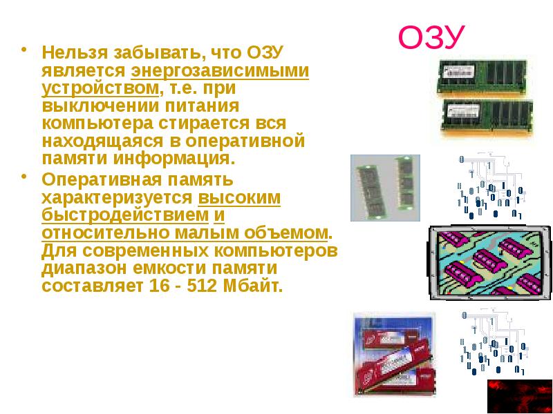 Видеопамять это электронное устройство для хранения двоичного кода изображения