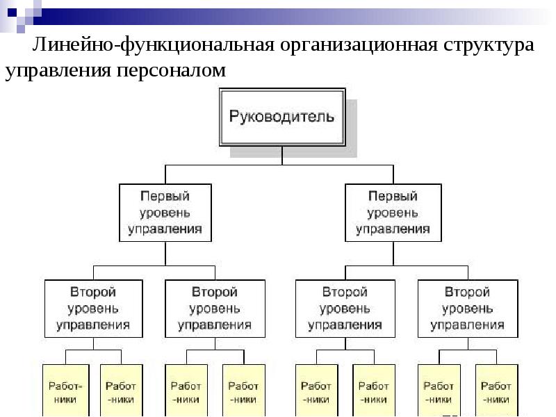 Схема руководства предприятия