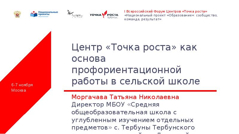 Проект точка роста презентация