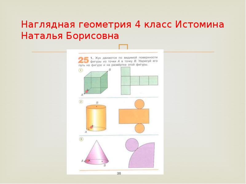 Геометрический тренинг 5 класс презентация наглядная геометрия