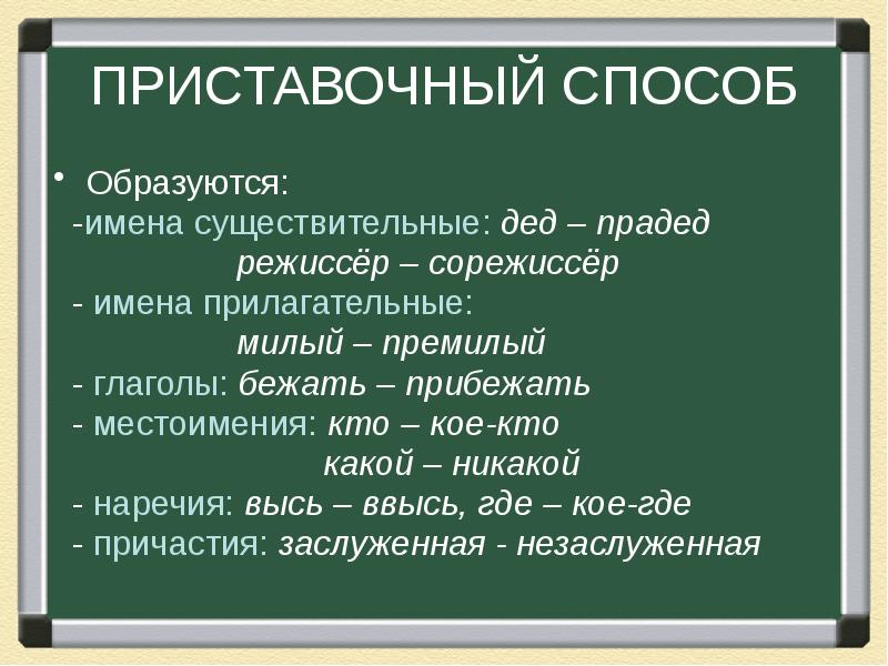 Словообразование имен существительных 5 класс разумовская презентация