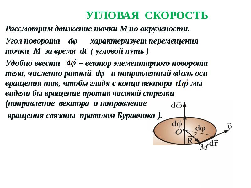 Направление угловой скорости. Псевдовектор угловой скорости. Вектор угловой скорости. Вектор элементарного углового перемещения. Угловая скорость поворота.