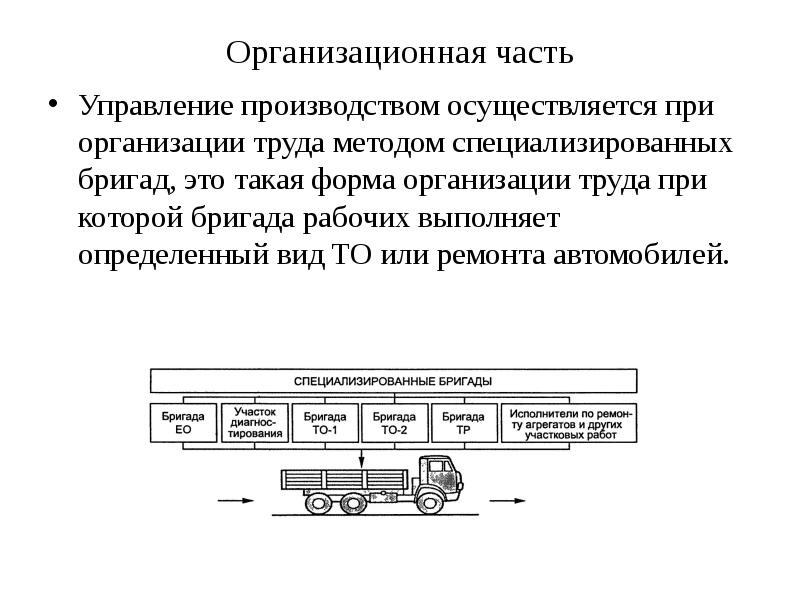 Части управления