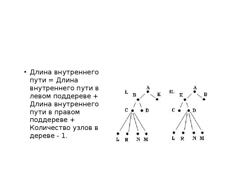 Длина пути 7. Длина пути бинарного дерева. Длина внешнего пути дерева. Длина внешнего пути бинарного дерева. Определение длины внешнего пути дерева.