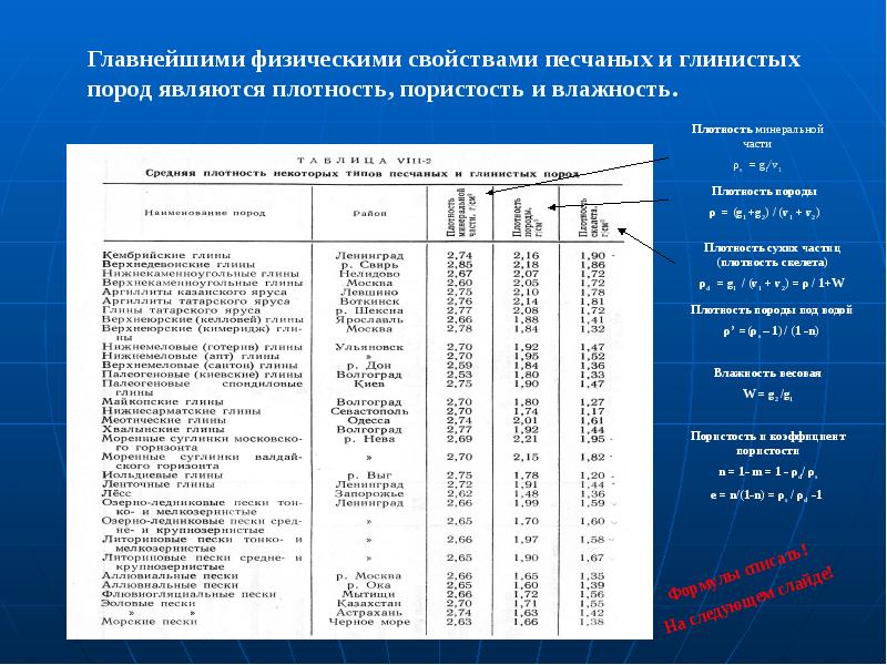 Физические и механические свойства грунтов классификация грунтов по несущей способности презентация